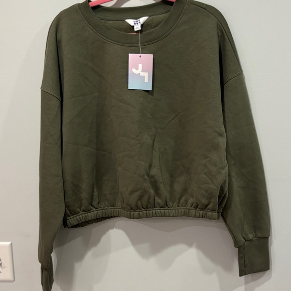 JoyLab Forest Green Pullover - Picture 1 of 5